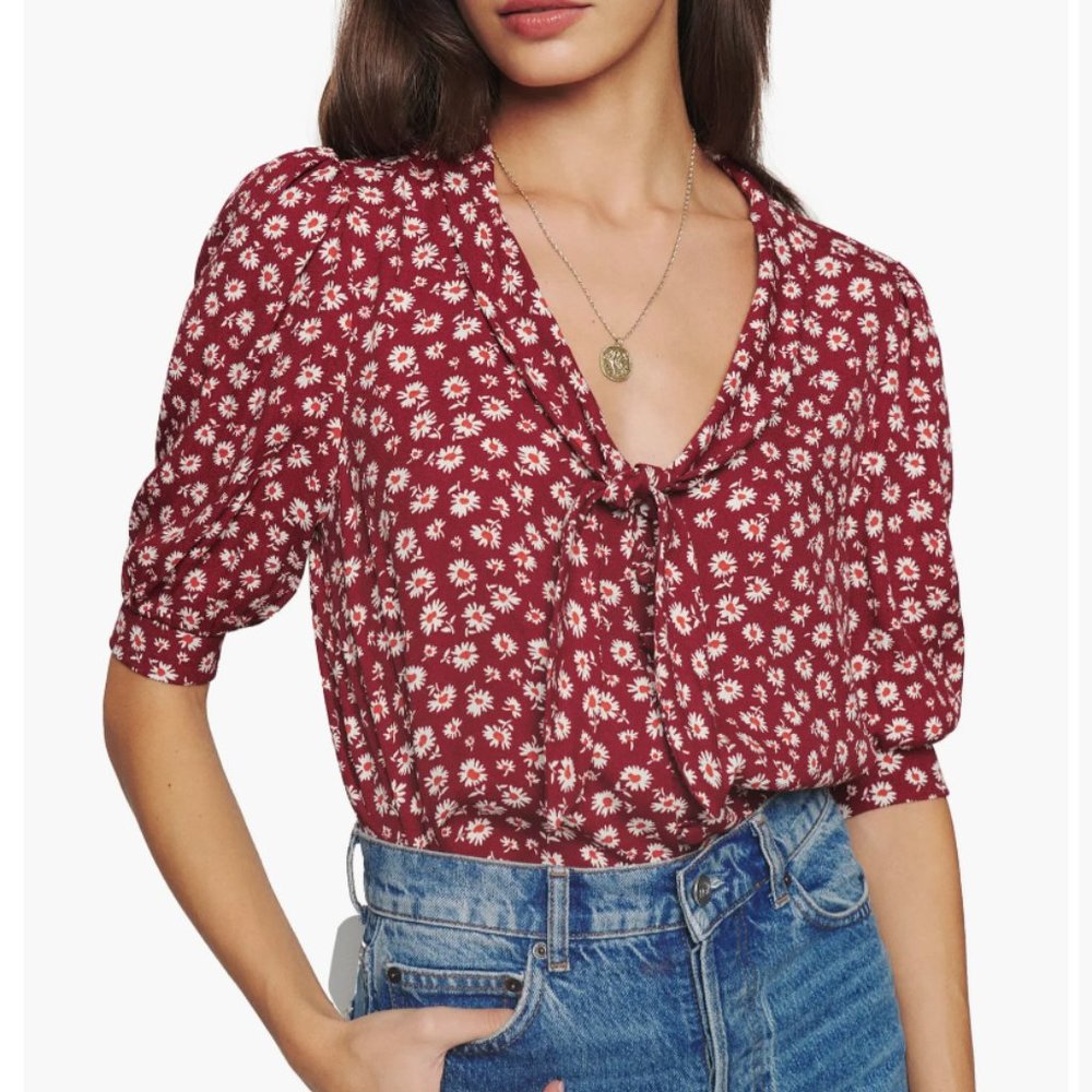NWOT Reformation Joelle Top in Cari